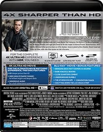 Jason Bourne (4K Ultra HD + Blu-ray + Digital HD)