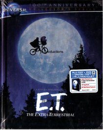 E.T. The Extra-Terrestrial Anniversary Edition Blu-ray Digi-Book (Combo Pack: Blu-ray + DVD + Digital Copy + UltraViolet)