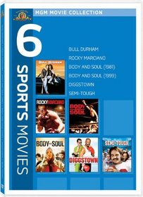 MGM Movie Collection - 6 Sports Movies (Bull Durham / Rocky Marciano / Body and Soul [1981] / Body and Soul [1999] / Diggstown / Semi-Tough)