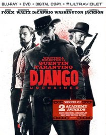 Django Unchained Wal-Mart Exclusive Blu-Ray Combo Pack Blu-Ray + DVD with Bonus Disc
