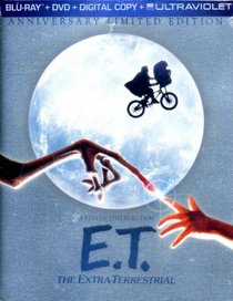 E.T. The Extra-Terrestrial Anniversary Edition Blu-ray SteelBook (Combo Pack: Blu-ray + DVD + Digital Copy + UltraViolet)