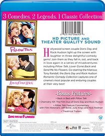 Doris Day and Rock Hudson Romantic Comedy Collection (Pillow Talk / Lover Come Back / Send Me No Flowers) [Blu-ray]