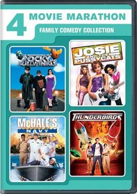 4 Movie Marathon: Family Comedy Collection (Adventures of Rocky & Bullwinkle / Josie and the Pussycats / McHale's Navy / Thunderbirds)