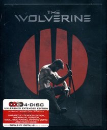 The Wolverine Exclusive 4 Disc Unleashed Extended Edition 3D Blu-Ray DVD Includes Collectible Cards