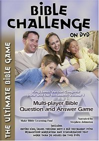 The Bible Challenge on DVD: King James Version Complete (New and Old Testament), Vol. 1