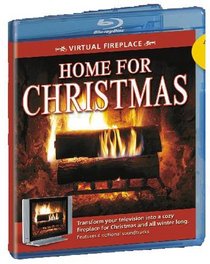 Virtual Fireplace: Home for Christmas [Blu-ray]