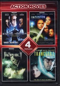 4 Action Movies Equilibrium, Impostor, The Prophecy, and Trancers 1