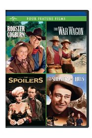 Rooster Cogburn / The War Wagon / The Spoilers (1942) / Shepherd of the Hills Four Feature Films