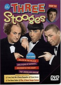 Three Stooges: Brideless Groom / Disorder In The Court / Malace In The Palace / Sing a Song of Six Pants