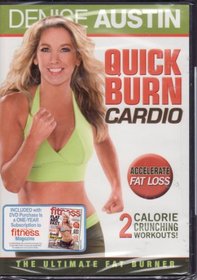 Denise Austin Quick Burn Cardio The Ultimate Fat Burner - Accelerate Fat Loss - 2 Calorie Crunching Workouts!