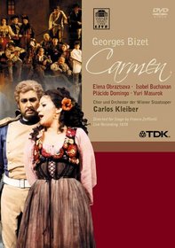 Bizet - Carmen / Obraztsova, Domingo, Mazurok, Buchanan, Rydl, Zednik, Kleiber, Vienna Opera