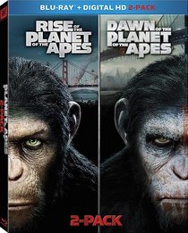 Rise of the Planet of the Apes / Dawn of the Planet of the Apes [Blu-ray] 2-pack