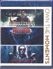 Own The Moments - Arnold Schwarzenegger 3 movie Blu-ray collection: Commando, Predator and The Terminator