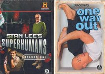 The History Channel : Stan Lee's Superhumans Season One 8 Episodes with 30 People That Have Extraordinary Powers - The Human Calculator , Man Who Feels No Pain , Man of Steel , Human Bee Hive , Rubber Band Man , Super Memory & Many More , the Discovery Ch