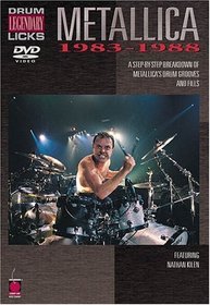 Cherry Lane Metallica - Drum Legendary Licks 1983-1988 DVD