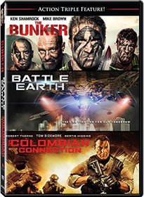 Action Triple Feature Volume 2 (Battle Earth/The Bunker/The Colombian Connection)