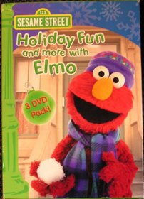 Sesame Street Holiday Fun and More with Elmo, 3 DVD Set