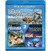 Mega Shark vs. Giant Octopus / Mega Piranha / 30,000 Leagues Under the Sea [Blu-ray]