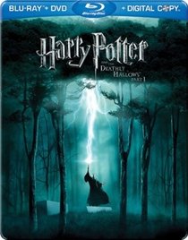 Harry Potter And The Deathly Hallows Part 1 (Steelbook Blu-Ray + DVD + Digital Copy)