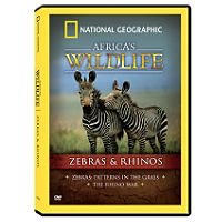 Africa's Wildlife Collection Zebras and Rhinos DVD, National Geographic (Zebras: Patterns in the Grass, The Rhino War)