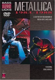 Metallica - Bass Legendary Licks 1983-1988 DVD DVD