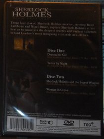 2 dvds SHERLOCK HOLMES Rathbone Bruce