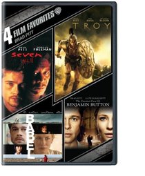 4 Film Favorites: Brad Pitt (The Curious Case Of Benjamin Button, Babel, Troy, Seven) by Various