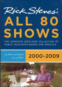 Rick Steves' Europe All 80 Shows DVD Boxed Set 2000-2009