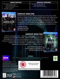 Sherlock: Complete Series One and Series Two (For Region Free Blu-Ray Players only)