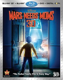 Mars Needs Moms (Four-Disc Blu-ray 3D / Blu-ray / DVD / Digital Copy Combo)