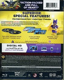 THE LEGO BATMAN MOVIE Blu-ray+DVD+Digital HD TARGET Exclusive Mini Figure and 3 Collectible Postcards