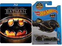 Batman Blu-ray Steelbook with Hot Wheels Batman Returns Batmobile Die-Cast Vehicle 1:64