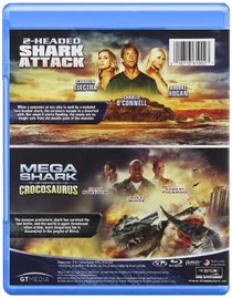 2-Headed Shark Attack/Mega Shark Versus Crocosaurus [Blu-ray]