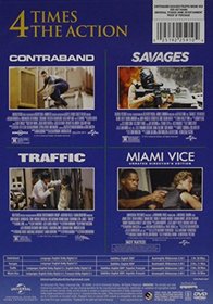 4 Drug Crime Movies: Contraband / Savages / Traffic / Miami Vice - 4 Films Dealing with Narcotic Crime