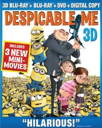 Despicable Me (Four-Disc Combo: Blu-ray 3D / Blu-ray / DVD / Digital Copy)