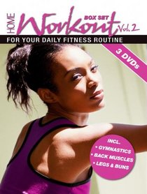 Home workout Vol.2 for your daily fitness routine 3 DVD's Box Set