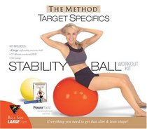 The Method - Stability Ball Workout Kit with Large Ball