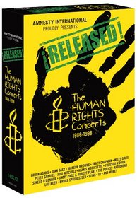 Released: The Human Rights Concerts 1986-1998 (6 DVD Set)