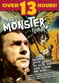 Classic Monster Flicks 10 Movie Pack