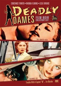 Deadly Dames Film Noir Collector's Set (The Naked Kiss / Slightly Scarlet / Blonde Ice)