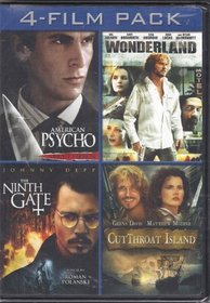 American Psycho/Wonderland/The Ninth Gate/CutThroat Island 4-Film Pack