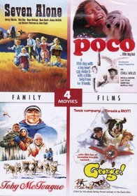 Family Films - Kids Adventure Collection 4 Movies Set: Seven Alone, poco, Toby McTeague, & George!