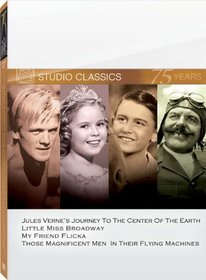 Classic Quad Set 6 (Journey to the Center of the Earth / Little Miss Broadway / My Friend Flicka / Those Magnificent Men in Their Flying Machines)
