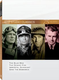 Classic Quad Set 11 (The Blue Max / The Desert Fox / Immortal Sergeant / Sink the Bismarck)