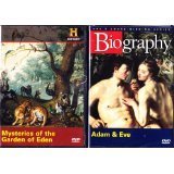 The History Channel : Mysteries of the Garden of Eden , Biography Adam and Eve : All About Genesis 2 Pack SET