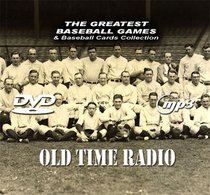 35 GREATEST BASEBALL GAMES EVER PLAYED ON OLD TIME RADIO AND VARIOUS EVENTS DVD-ROM mp3 - Includes 3622 Vintage Baseball Card Pictures