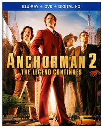 Anchorman 2: The Legend Continues (Blu-ray + DVD + Digital HD)