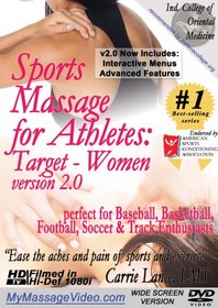 Sports Massage for Athletes:  Target - Women version 2.0perfect for Baseball, Basketball, Football, Soccer & Track Enthusiasts