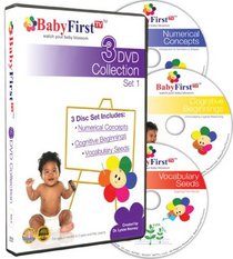 BabyFirstTV Presents 3 DVD Collection Set 1