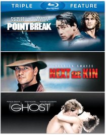 Patrick Swayze Triple Feature (Next of Kin / Ghost / Point Break) [Blu-ray]